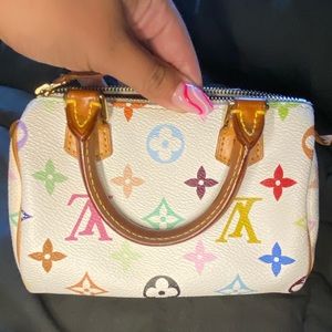 COPY - RARE limited edition LV multicolor nano speedy